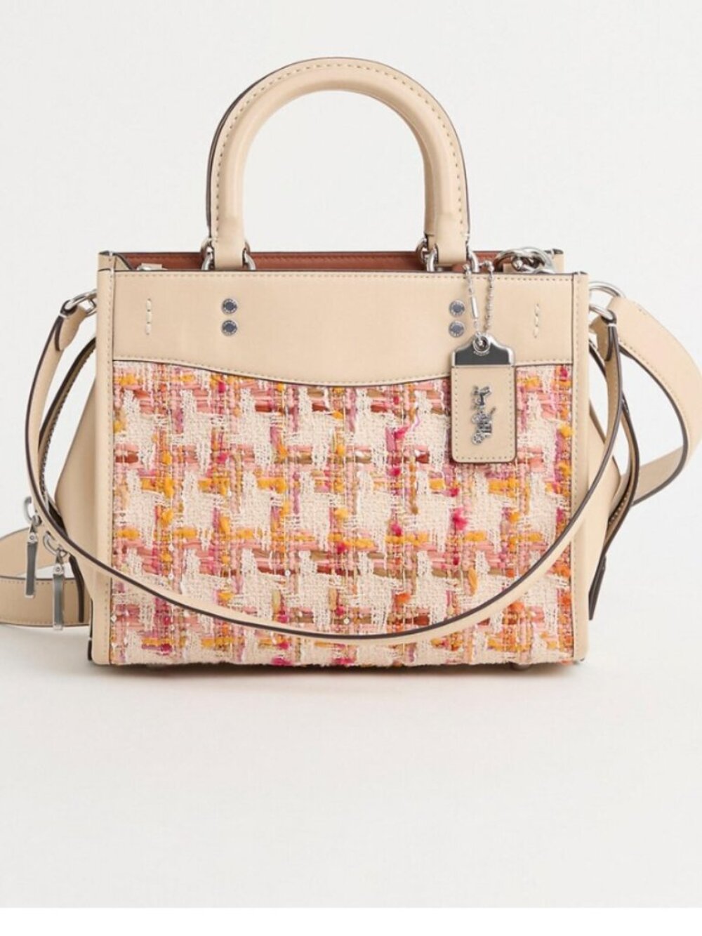 Authentic Coach bag 25 in tweed